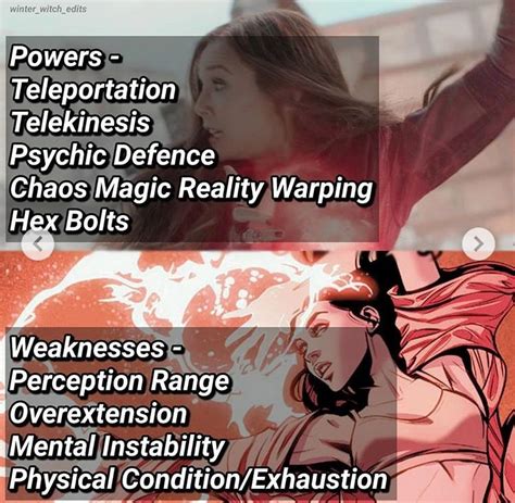 How Scarlett Witch's Visual Perception Powers Compare to Other Superheroes